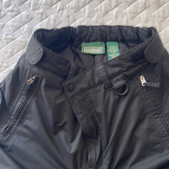 LL BEAN Unisex Black Ski or Snow Pants size 12 - Picture 4 of 4